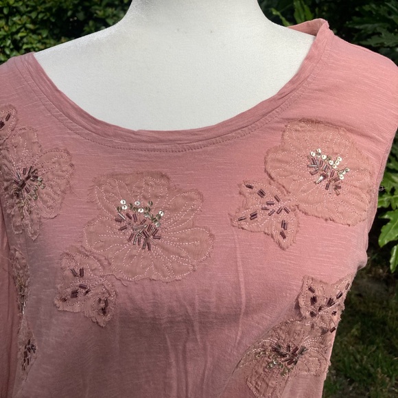LOGO pink top with appliqué - large - Picture 2 of 9